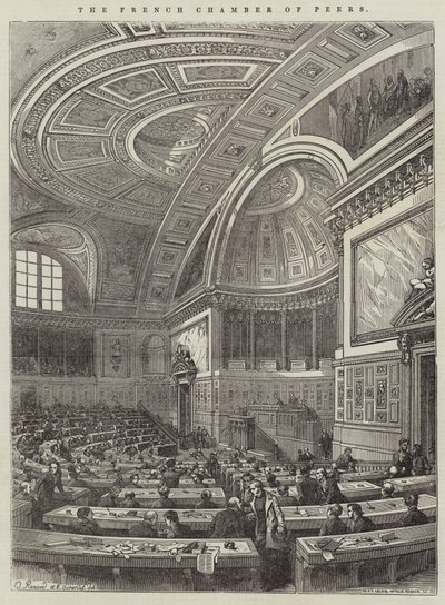 The French Chamber of Peers by Edouard Renard